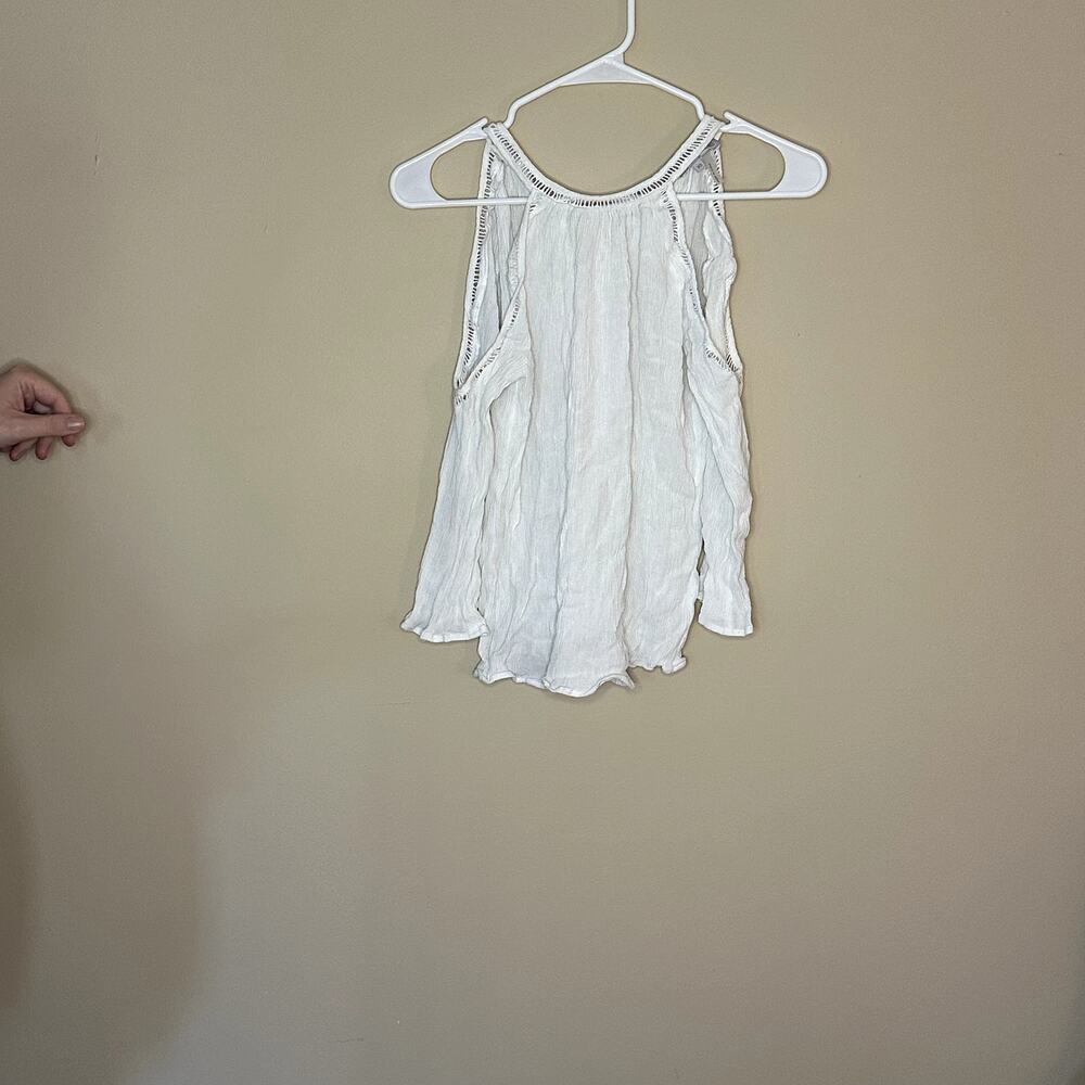 1.State White Longsleeve Top Cold Shoulder XS